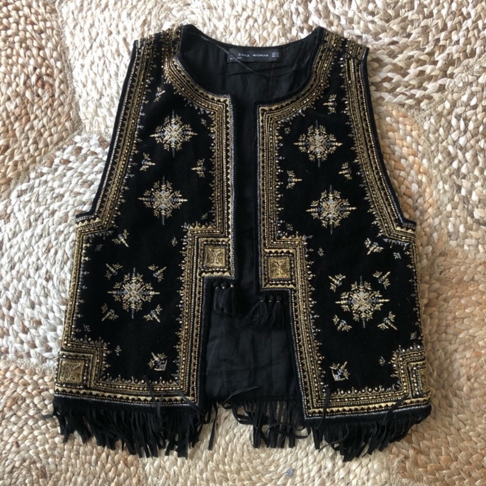 ZARA Embellished Vest